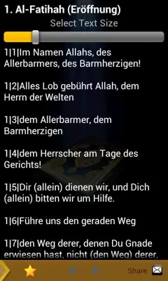 ImranQureshi Quran German android App screenshot 0